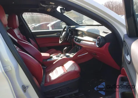 2021 Alfa Romeo Stelvio Ti Sport Awd из США, поврежденный, VIN ZASPAKBN2M7D09716